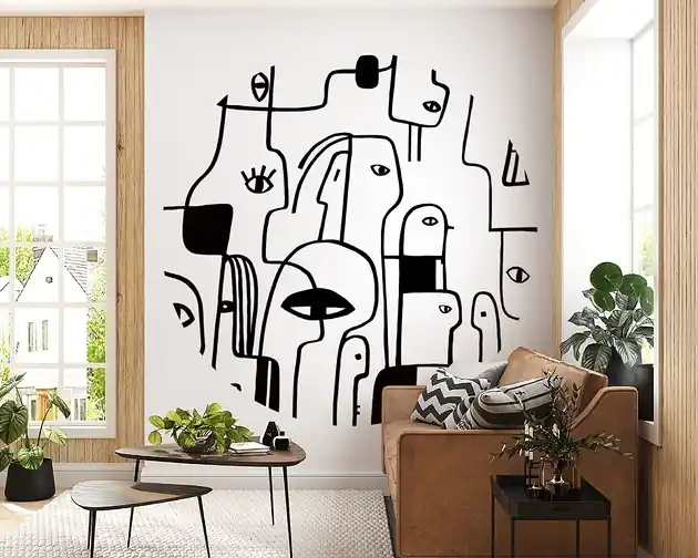 Mural DOTS PEOPLE- okrągła dekoracja ścienna Dodaj do koszyka