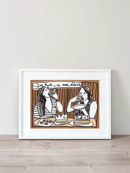Plakat Za tych, co na diecie Dodaj do koszyka