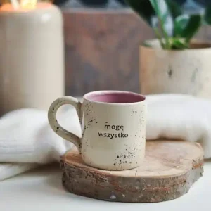 Wysoka jakość Ceramiczny Kubek 250 ml "Mogę Wszystko"