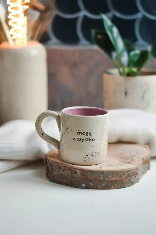 Wysoka jakość Ceramiczny Kubek 250 ml "Mogę Wszystko"