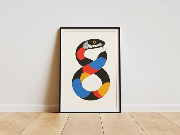 Tani Plakat - Snake Infinity