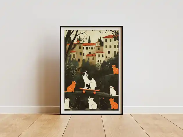 Plakat - Kocia Klika Bezpieczna płatność