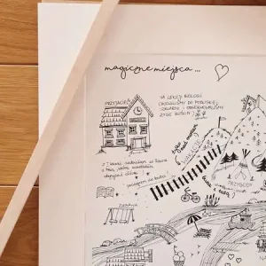 PLAKAT A3 "Mapa wspomnień" Premium