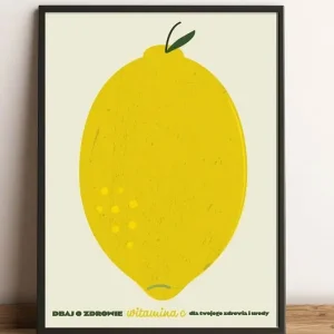 Wyprzedaż Plakat cytryna 50x70