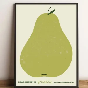 Plakat gruszka 50x70 Wyprzedaż