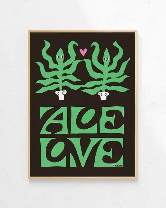 Plakat Aloe Love Nowy