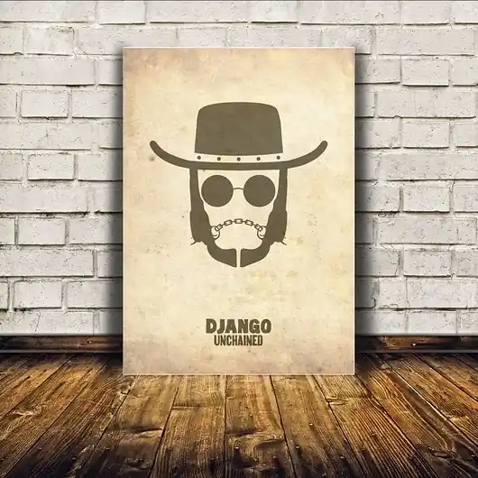 Łatwy zwrot Plakat Django Unchained