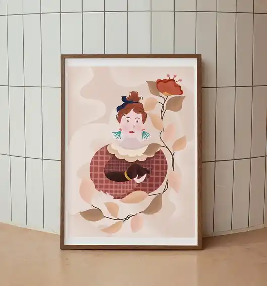 Obniżka ceny Plakat Kobiet z psem