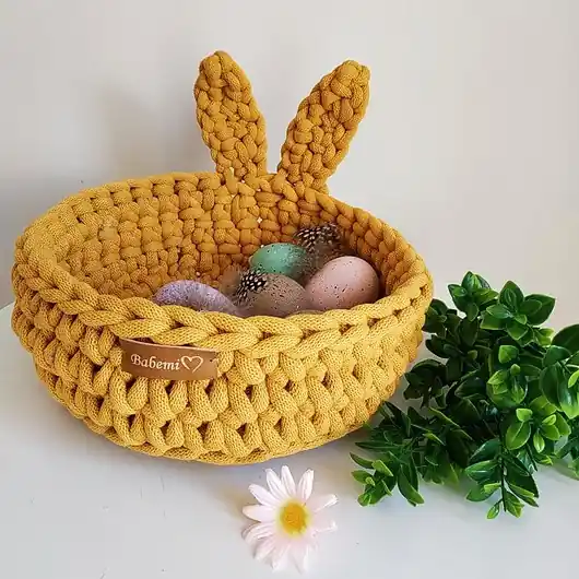 Koszyczki wielkanocne z uszami " The Ester Bunny" Dostępne od ręki