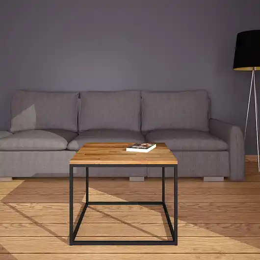 Nowość BORA stolik kawowy 60x60 dębowy