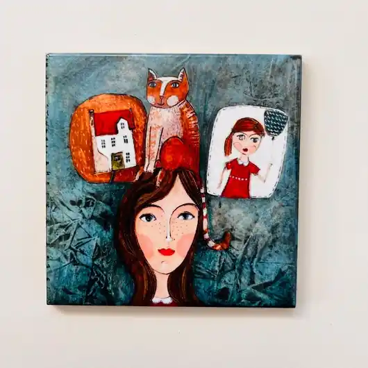 Wybór klientów Kafle ceramiczne - portret kobieta