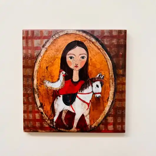 Ekspresowa dostawa Kafle ceramiczne - portret kobieta