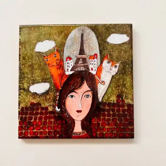 Promocja Kafle ceramiczne - portret kobieta
