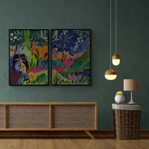 Wyjątkowa oferta Natura na ścianie, 2 malowane obrazy