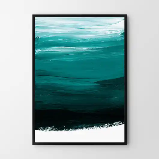 Plakat Zielona abstrakcja Tylko do końca tygodnia