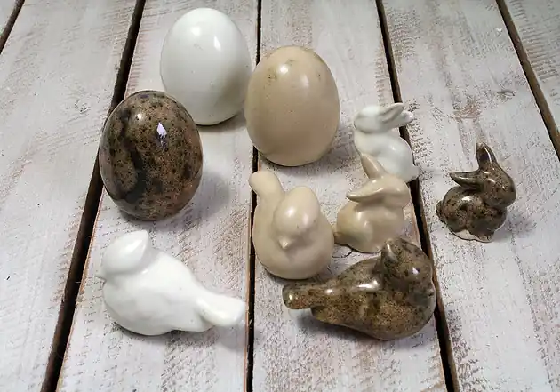 Wielkanoc - komplet - ceramika art Ograniczona ilość