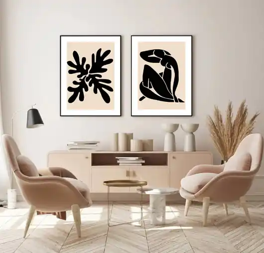 DWA PLAKATY abstrakcyjne Henri Matisse Ograniczona ilość