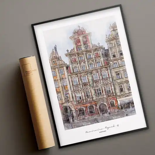 Plakat Wrocław - Kamienica Rynek 18 Bestseller