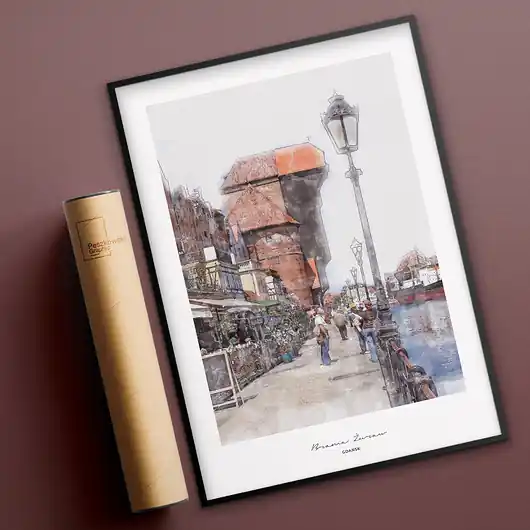 Cena promocyjna Plakat Gdańsk - Brama Żuraw