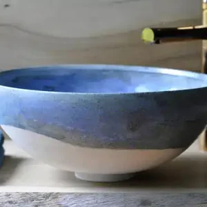 Umywalka ceramiczna - Jesienny błękit/Autumn Blue Super okazja