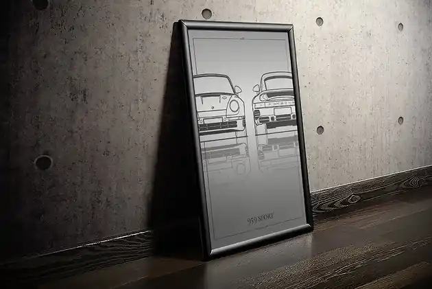 Zniżka Plakat Motoryzacja - Porsche 959S