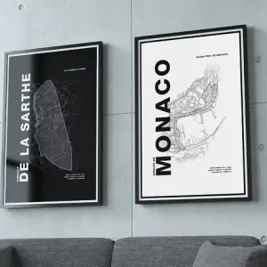 Bezpieczne zakupy Tory wyścigowe - Zestaw 2 plakatów