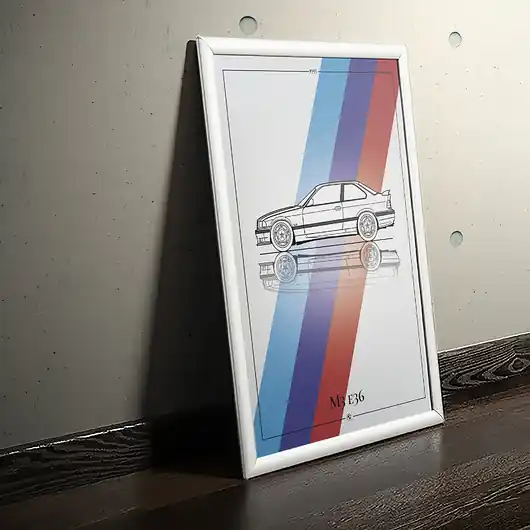 Plakat Motoryzacja - BMW M3 Promocja