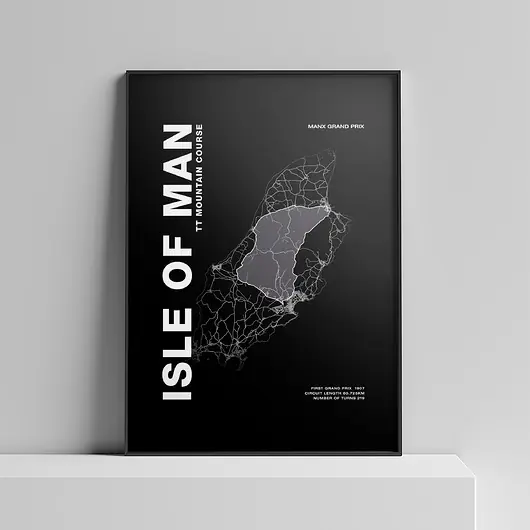 Hit cenowy Plakat Tory wyścigowe - Isle of Man TT