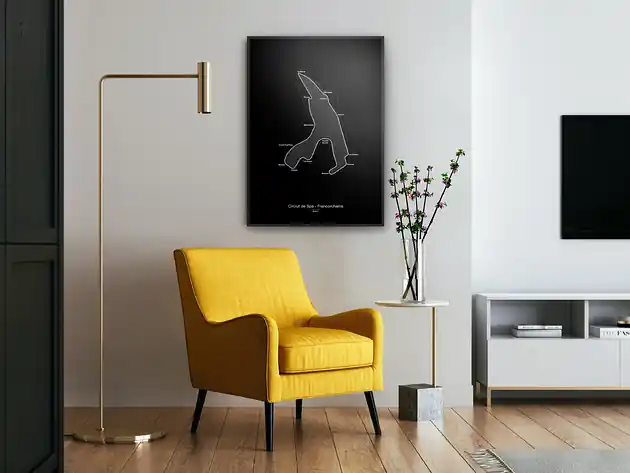 Plakat Tory wyścigowe - Spa Oferta limitowana