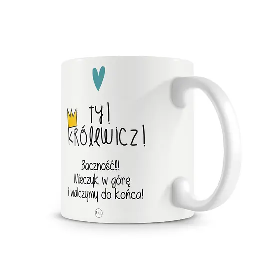 Bezpieczna płatność Kubek. zmotywuj Królewicza