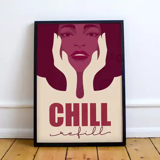 Plakat Chill refill Ostatnie sztuki