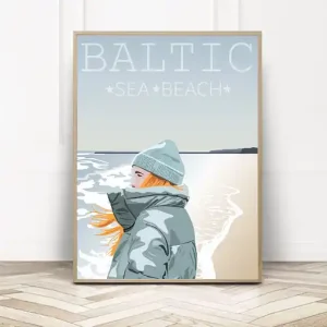 Plakat Zimno Dostępne od ręki