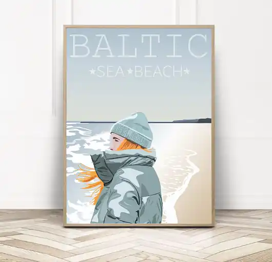 Plakat Zimno Dostępne od ręki