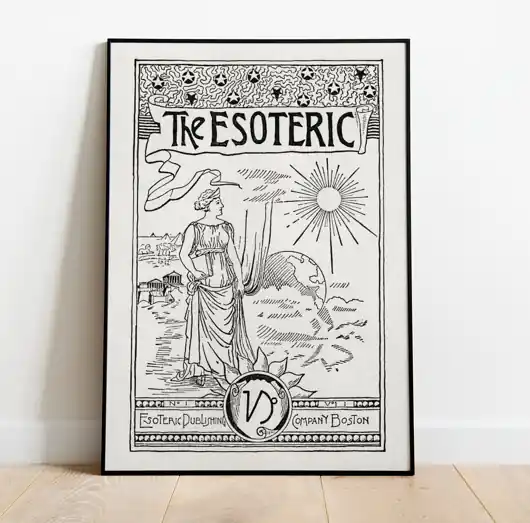 Plakat Vintage Magic ESOTERIC Tylko do końca tygodnia