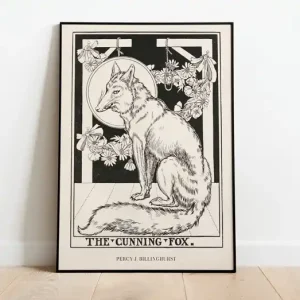 Zniżka Plakat vintage szkic fox - LIS
