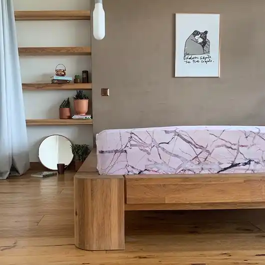 Prześcieradło ROSE MARBLE Bezpieczna płatność