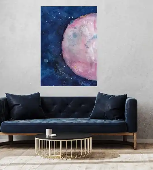 SuperMoon Red Monn - print Oferta