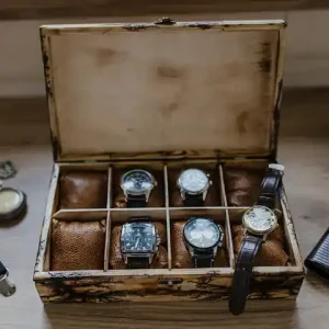 Oferta limitowana Drewniane pudełko na zegarki