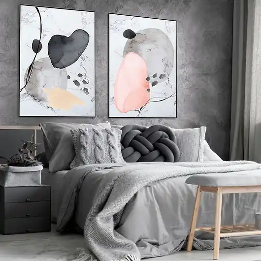 Zestaw plakatów Aquarelle Heart Oferta