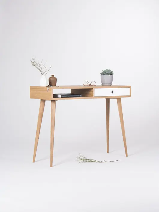 Konsola, biurko, stolik, toaletka mid century Zniżka