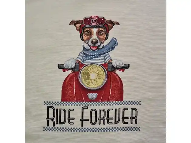Łatwy zwrot Poduszka ozdobna RIDE FOREVER