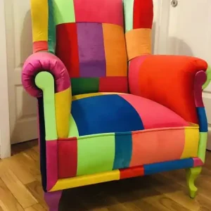 Fotel Multikolor Patchwork Nie przegap