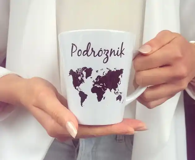 Kubek Latte PODRÓŻNIK Bezpieczna płatność