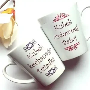 Kubki LATTE DLA KOCHANYCH DZIADKÓW Bezpieczna płatność