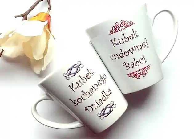 Kubki LATTE DLA KOCHANYCH DZIADKÓW Bezpieczna płatność