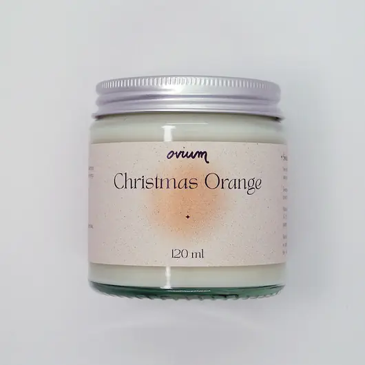 Bezpieczne zakupy Christmas Orange - świeca sojowa 120 ml