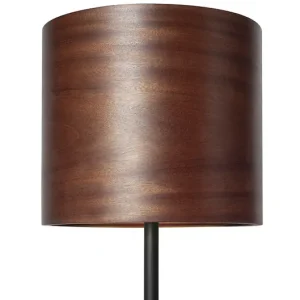 Lampa stołowa, nocna LEEA - Black Sapeli Dreamcatcher. Naturalny fornir sapele. Hit sprzedaży