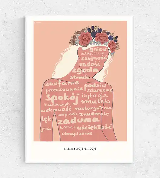 Oferta czasowa Plakat emocjonalny "Znam swoje emocje"