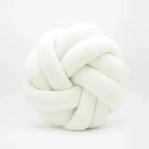 Wybór klientów Poduszka Knot Pillow Rozeta Biała