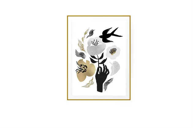 Ostatnie sztuki Grafika Bird Soul, neutralne kolory